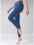 LEGGINGS EQUILINE INDIGO CON LOGO BRILLANTE PARA M