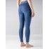 LEGGINGS EQUILINE INDIGO CON LOGO BRILLANTE PARA M